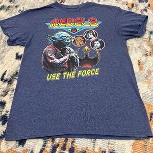 Star Wars Mens short sleeve t-shirt Yoda sz medium top classic movie Jedi shirt